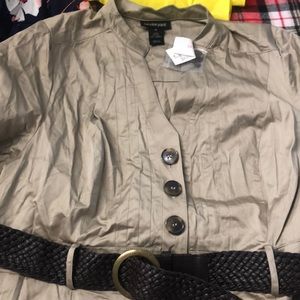 Button down, shirt dress with belt